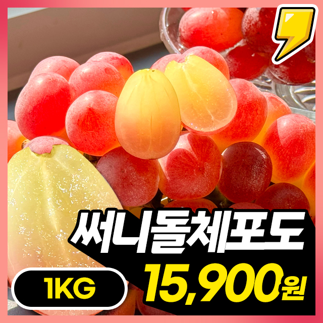 ★긴급공수★ NEW 붉은빛 레드샤인 써니돌체 레드포도 1kg (2수)