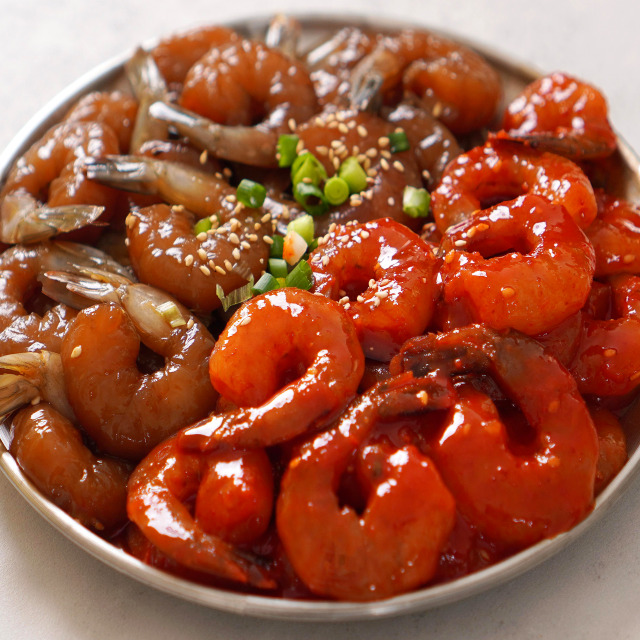 [깐새우장] 특제 소스로 숙성! 짭쪼름 깐새우장 (간장/양념) 400g X 3통~