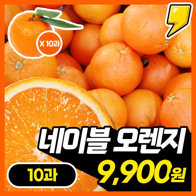 [네이블오렌지] 당도가 하늘을 찌르는 네이블오렌지 10개/20개