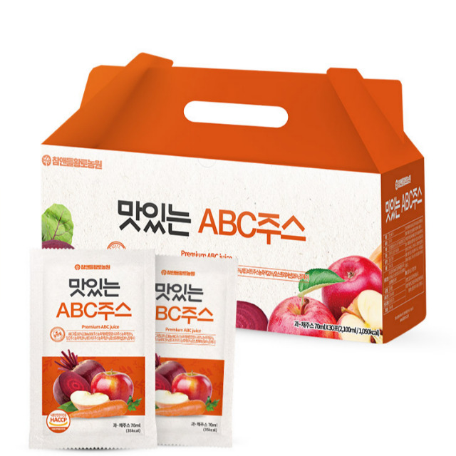 [맛있는ABC주스] 사과,비트,당근의 균형잡힌 조화 맛있는 ABC주스 30포 X 1박스 ~